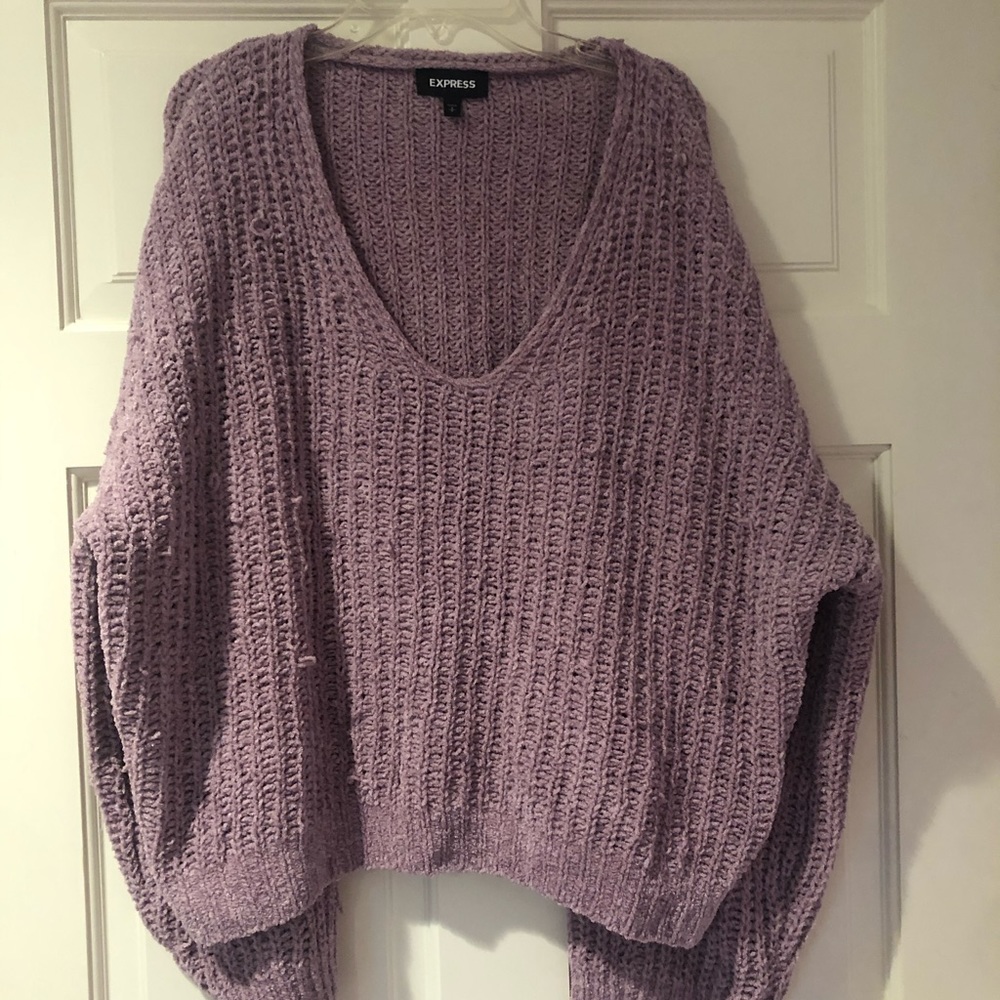 Purple Express Sweater